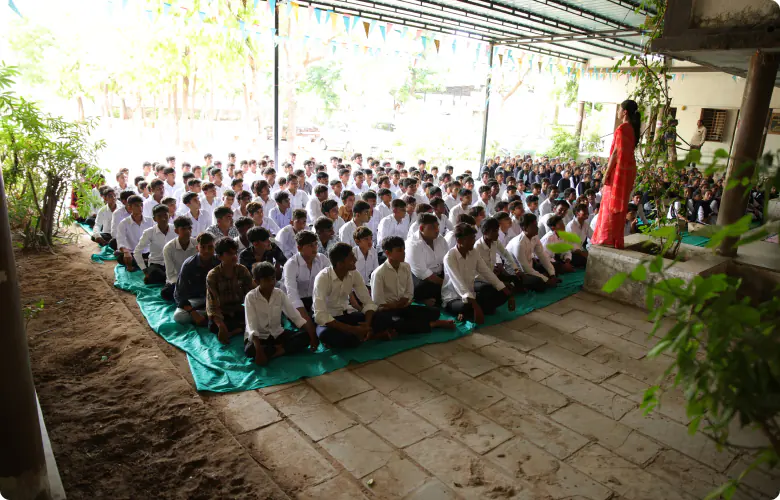 Students taking part in activities beyond the classroom