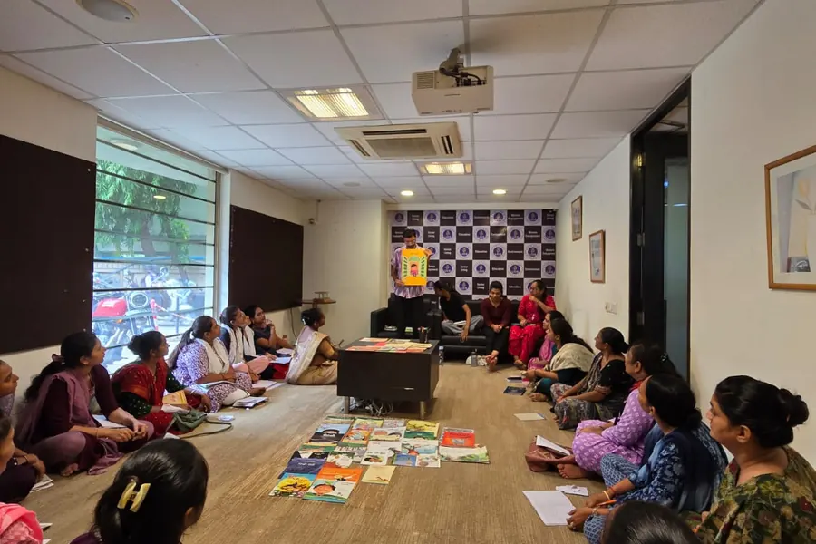 Seated together for a group activity