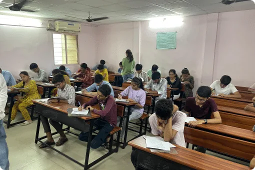 The examination hall, seen from the back