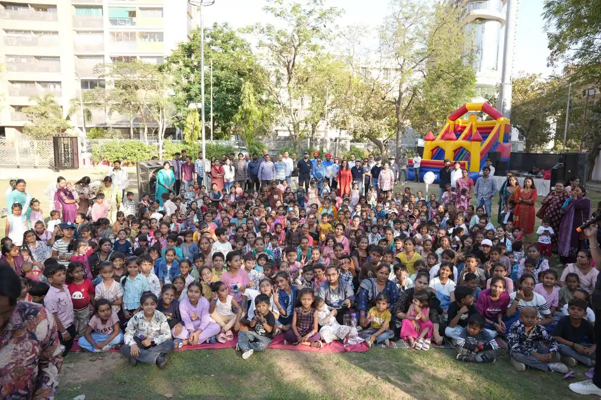 Children at a पंख daycare centre