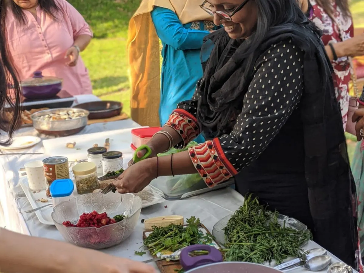 Cooking with the farm’s own produce