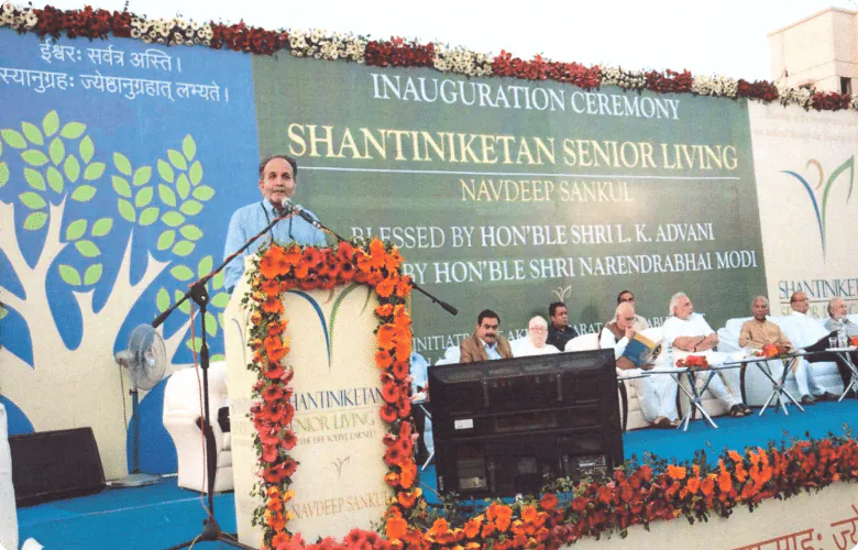 The inauguration ceremony of Shantiniketan Senior Living, Navdeep Sankul