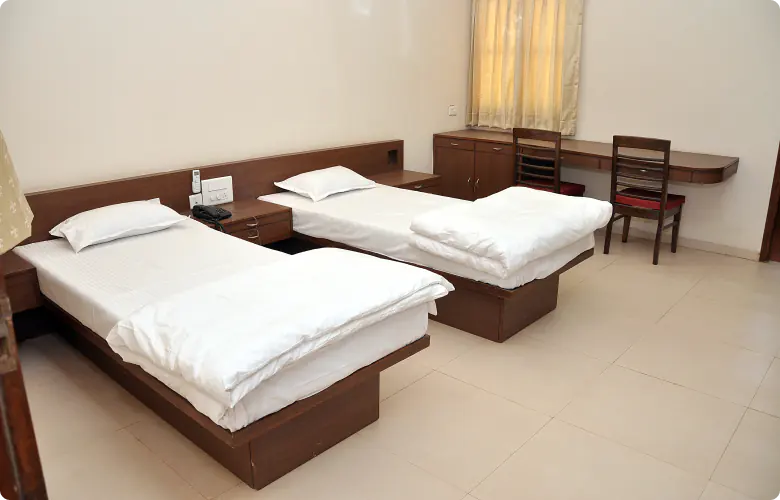 A resident’s room at Shantiniketan