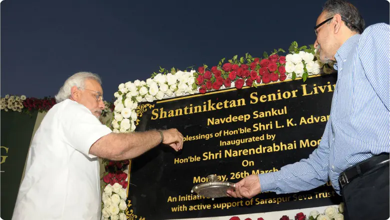 Residents at Shantiniketan Senior Living